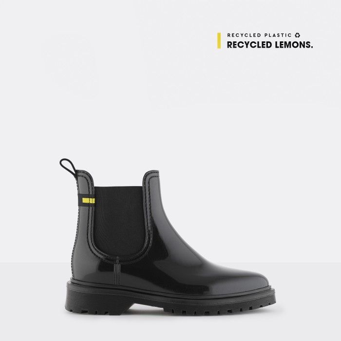 Lemon Jelly | Botas de Plataforma Pretas Recicladas MAREN 01 - 10015660