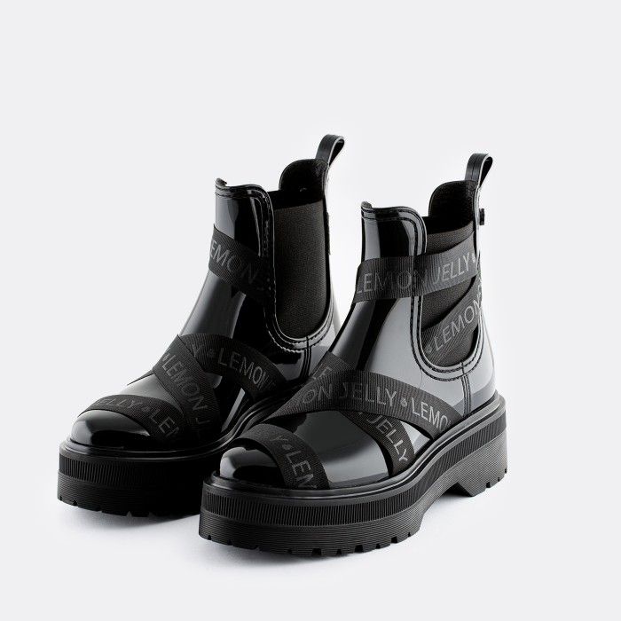 Vegan Black Low Boots - 10018125