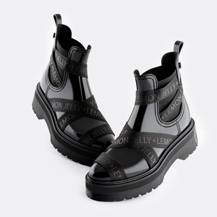 Vegan Black Low Boots - 10018125