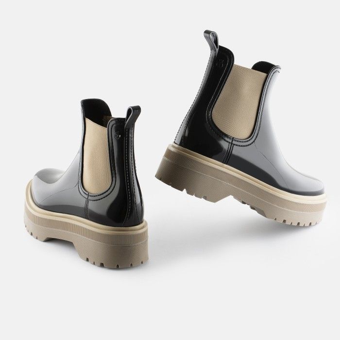 Lemon Jelly Platform Low Boots Black MAVIS 01 | Summer - 10018124