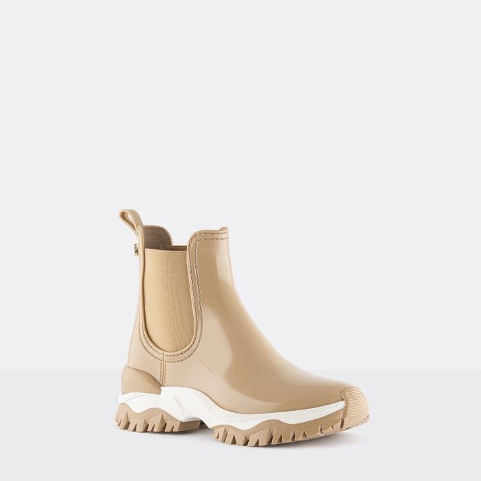 Lemon Jelly Low Boots with Sporty Sole Beige CLARA 02 | Summer