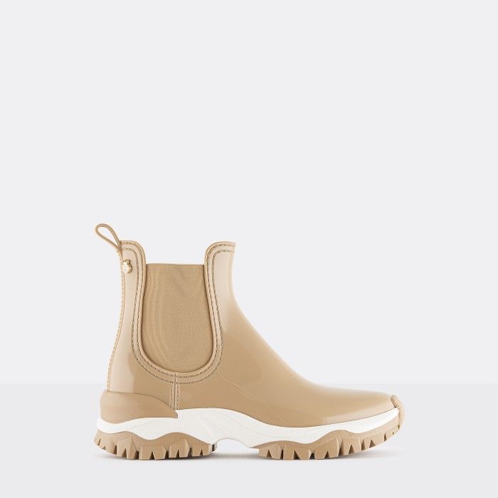 Lemon Jelly Low Boots with Sporty Sole Beige CLARA 02 | Summer