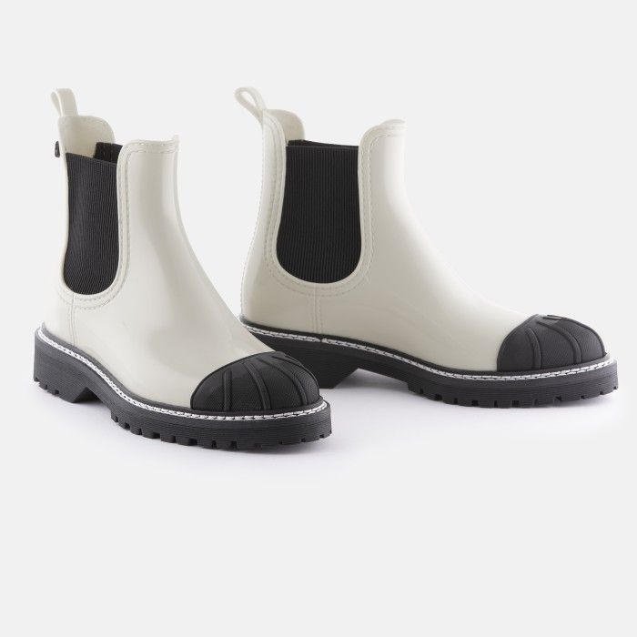 Lemon Jelly Mulher| Botins Brancos Vegan com Biqueira ASTRID 02 - 10018760