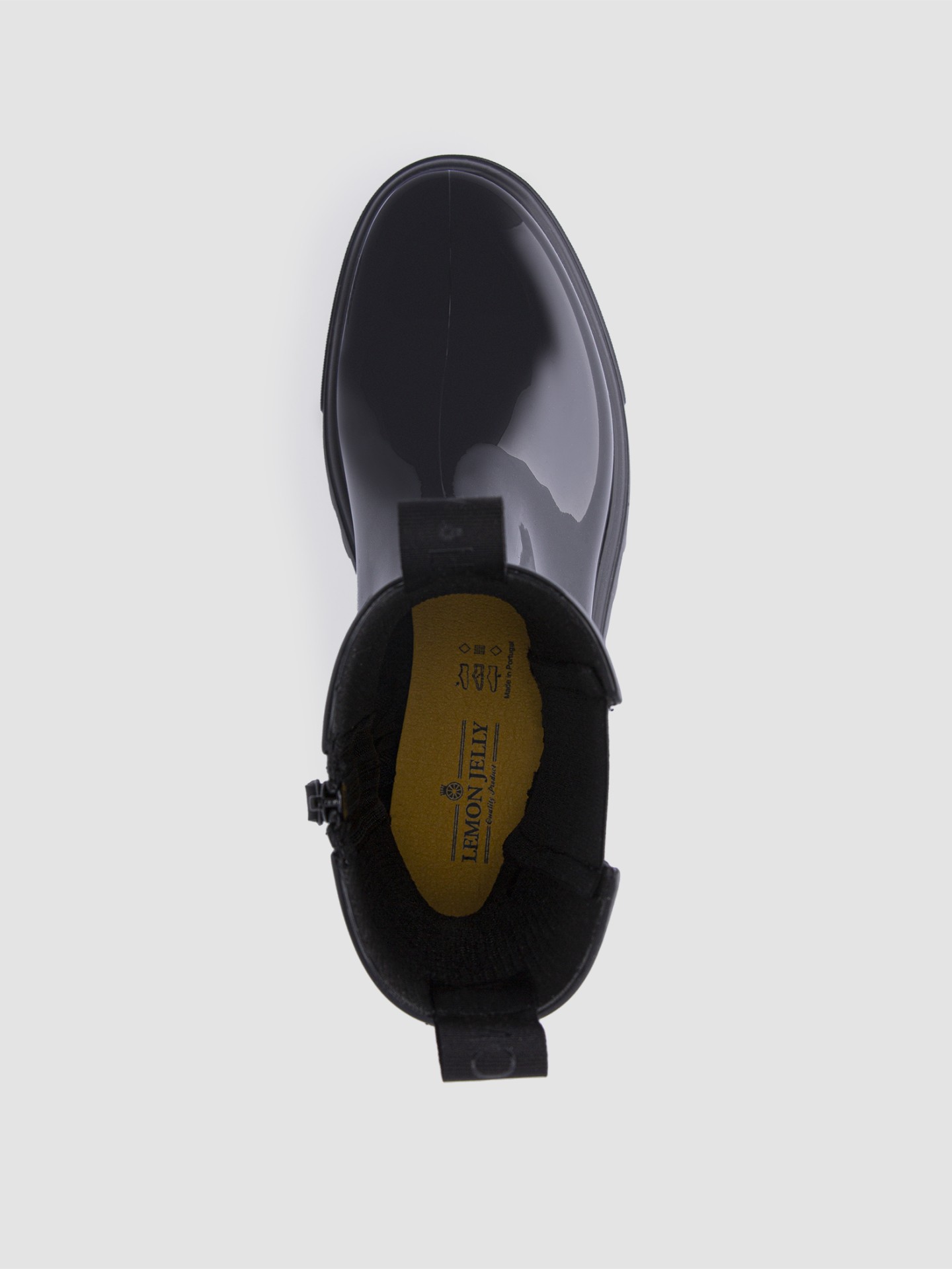LEMON JELLY ブラックシューズ　25cm Amazon.com | Lemon Jelly Platform Ankle Boots - Casual