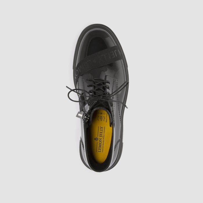 Lemon Jelly Light Black Boots w/ Laces and Straps MORGAN 01 - 10018821