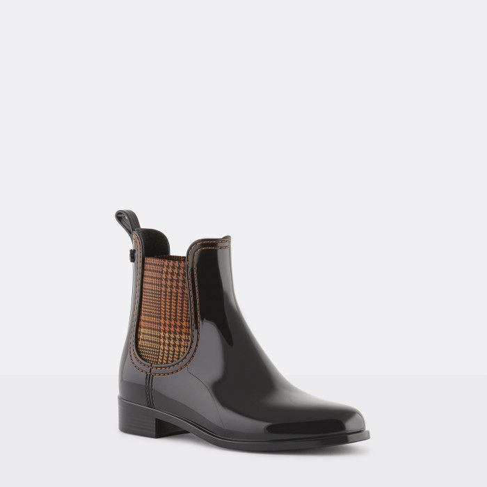 Lemon Jelly | Botins de Chuva Femininos Pretos Vegan BETH 01 - 10018939