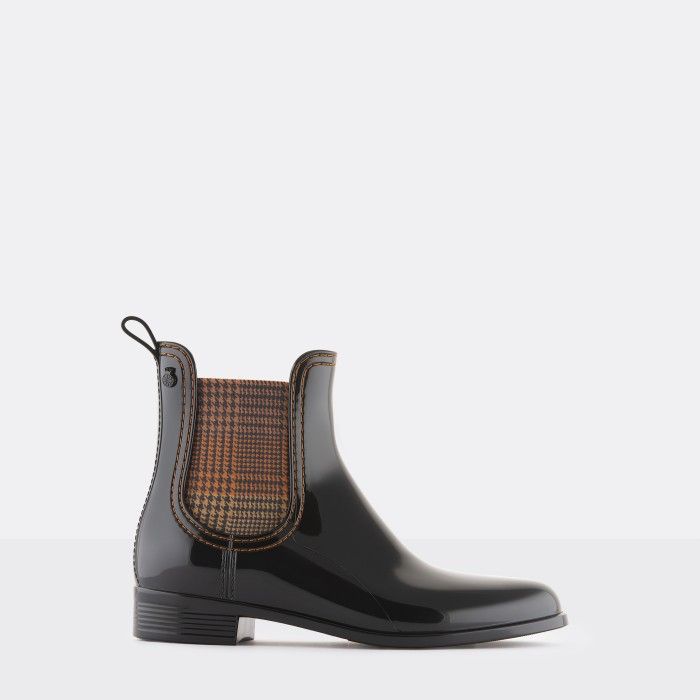 Lemon Jelly | Botins de Chuva Femininos Pretos Vegan BETH 01 - 10018939