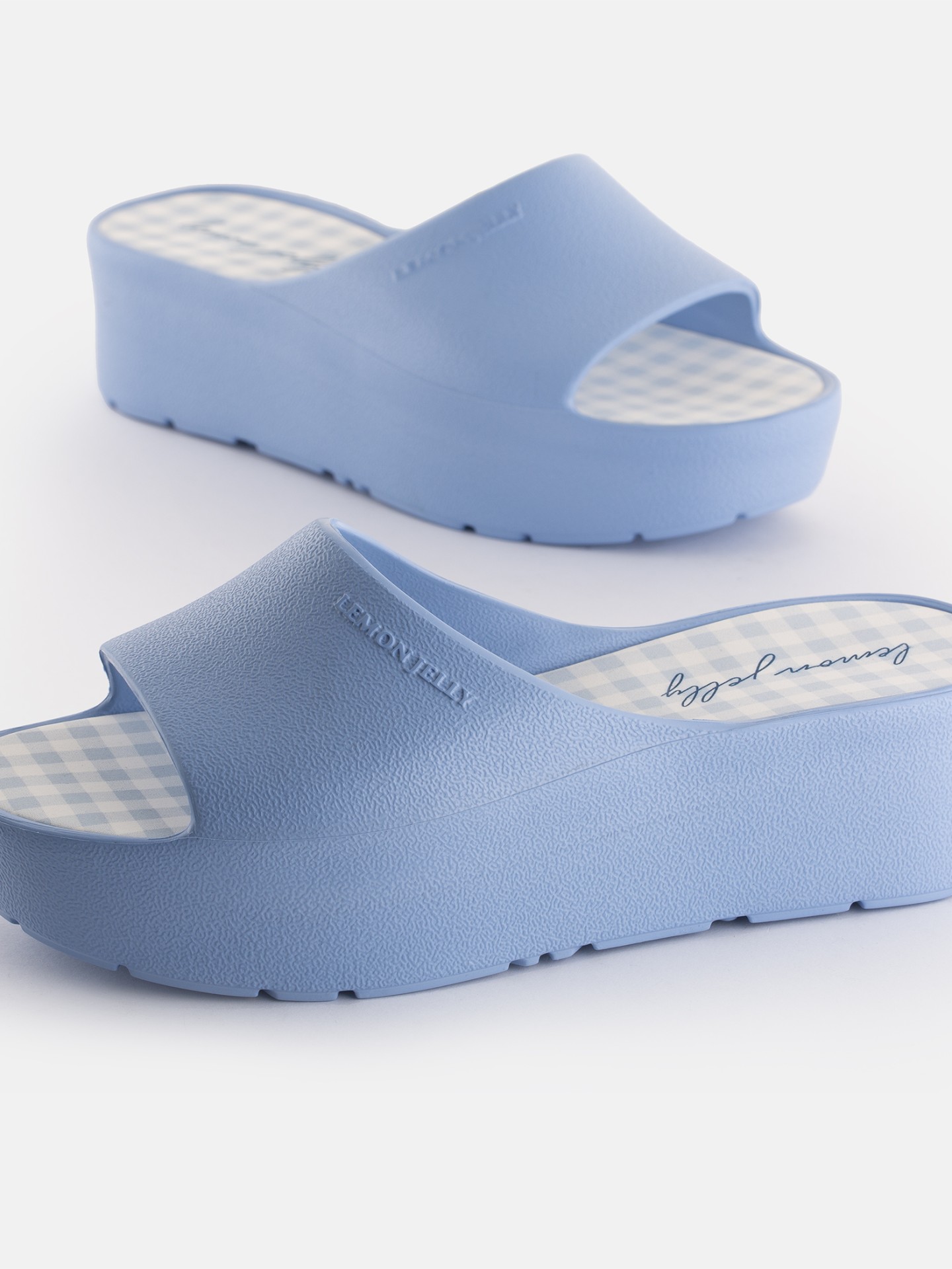 Havaianas Flip Flops Women Lemon Jelly Women Slides Vegan Blue