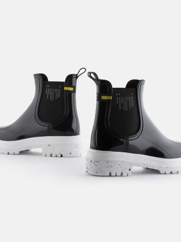 LEMON JELLY ブラックシューズ　25cm Lemon Jelly shoes embrace a sustainable fashion movement