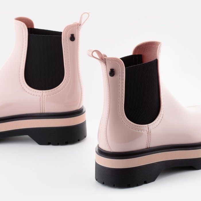 Lemon Jelly Women's Vegan Pink Low Boots with Platform NETTY 10 - 10019601