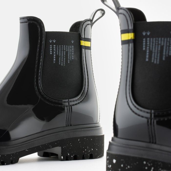 Lemon Jelly Super Light Recycled Black Rain Boots Woman LOOP 01 - 10019538