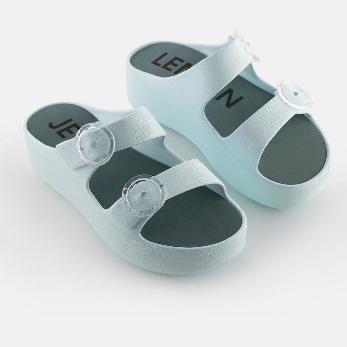 Lemon Jelly Chinelos de Plataforma com Fivela Verdes GAIA 14 - 10019641