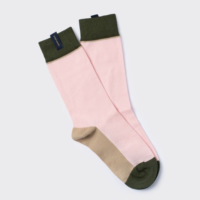 Lemon Jelly Pink Colourful Socks | Autumn-Winter Collection - 10020973