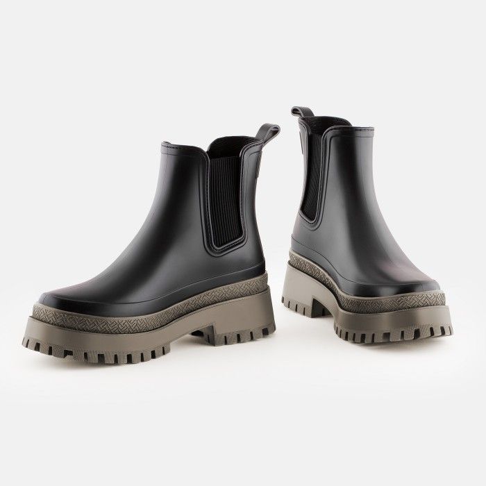 Botas Chunky Pretas/Verde Mate Vegan EVERLY 03 | Lemon Jelly - 10020179