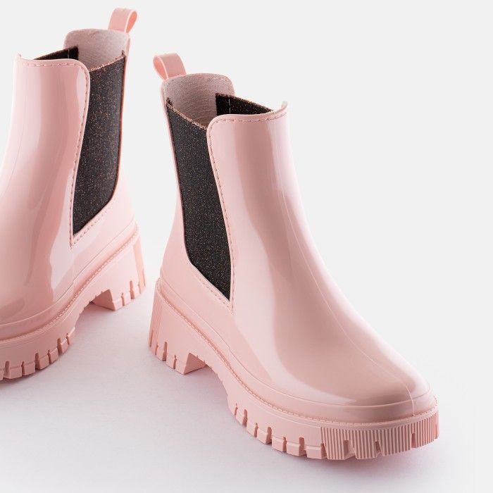 Lemon Jelly Chelsea Boots | Pink Vegan Chelsea Boots ASTREA 01 - 10021604