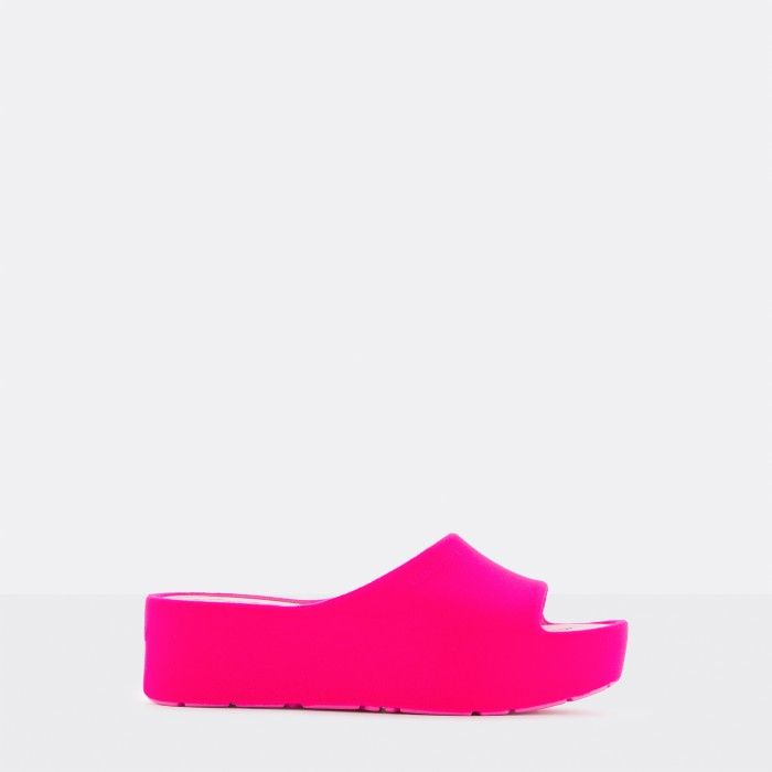 Lemon Jelly Women Slides | Vegan Pink Platform Slides VELANIE 03 - 10020771