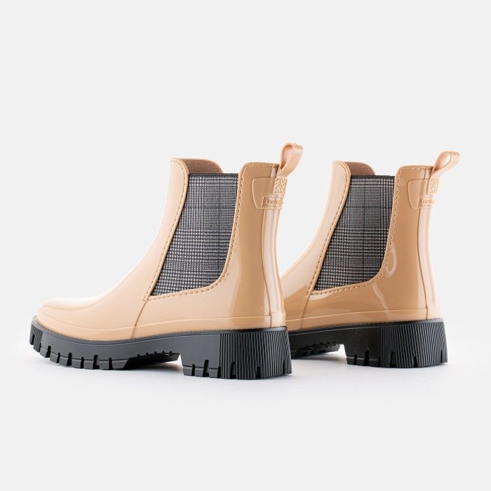 Lemon Jelly Chelsea Boots | Beige Vegan Chelsea Boots AELLA 02 - 10021601