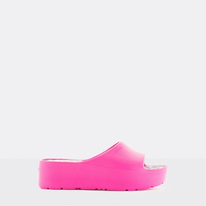 Lemon Jelly Women Slides | Vegan Pink Platform Slides ENYD 07 - 10020765