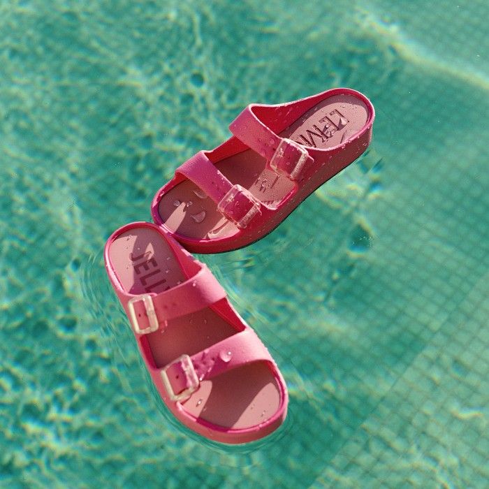 Lemon Jelly  Slides | Vegan Pink Double Buckle Sandals FÉNIX 10 - 10020918