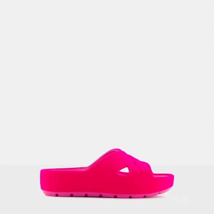 Lemon Jelly Women Slides | Vegan Pink Platform Slides ARI 03 - 10020807