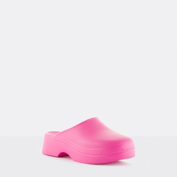 Lemon Jelly Women Slides | Vegan Pink Mules MAGNLIA 05 - 10020827