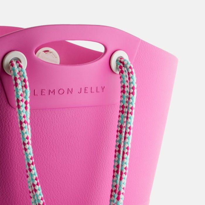 Lemon Jelly | Vegan Pink Waterproof Beach Bag SAFFRON 05 - 10022079