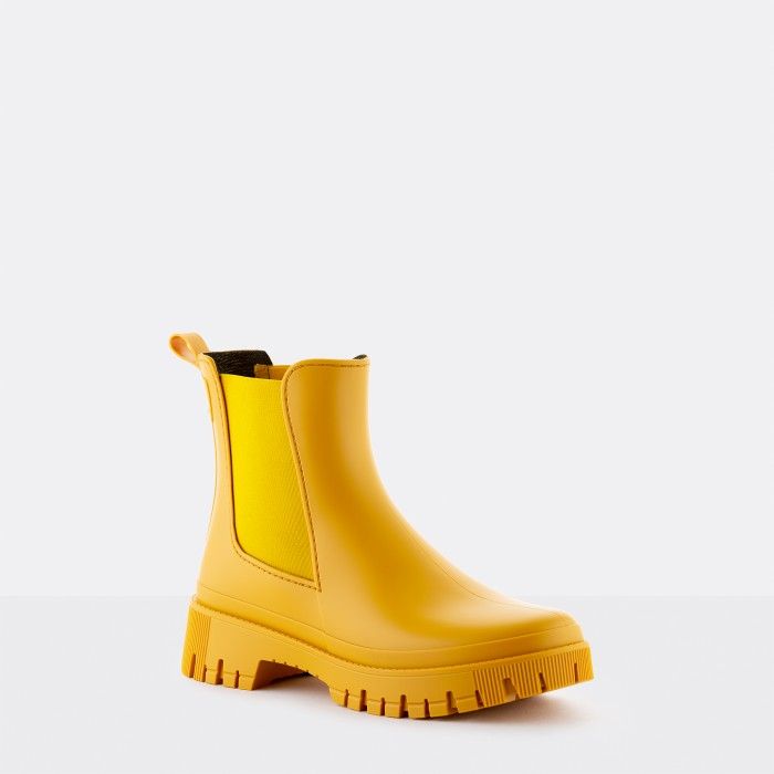 Vegan yellow ankle boots KIRBY 09 | Lemon Jelly New Collection - 10021413