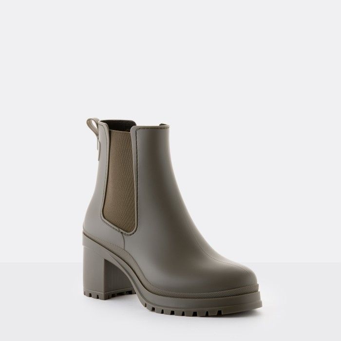 Vegan Brown high heel boots NASH 03 | Lemon Jelly Women Boots - 10021442