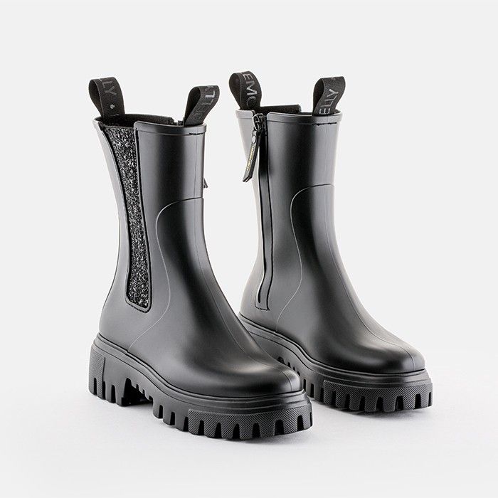 Mid calf black boots LOTTIE 01 | Lemon Jelly Special Edition - 10021780