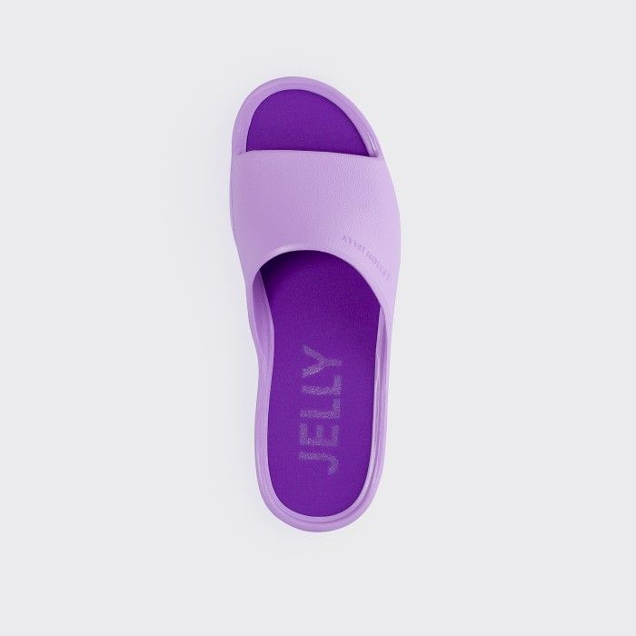 Lemon Jelly | Vegan purple platform slides SUNNY 35 - 10021710