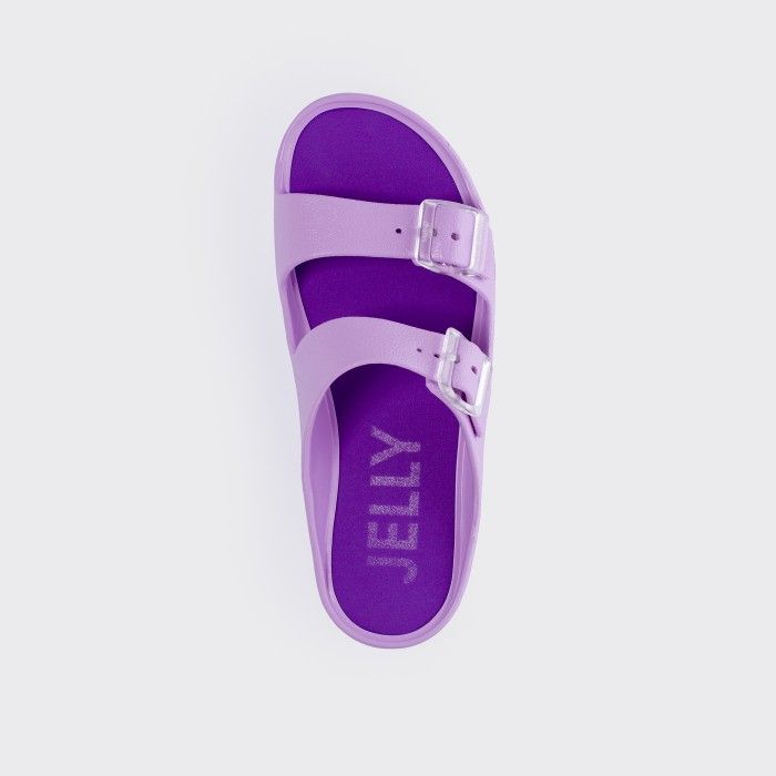Lemon Jelly | Vegan purple sandals with buckles FENIX 14 - 10021799