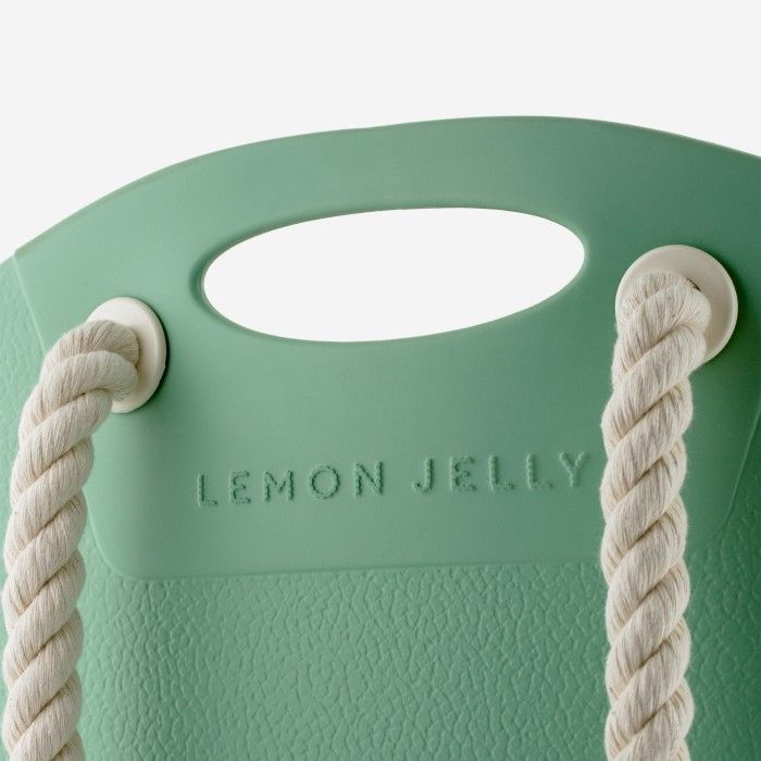 Lemon Jelly | Vegan mint green beach bag SPLASHYBAG 15 - 10022745