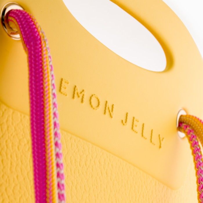 Lemon Jelly | Vegan yellow beach bag SAFFLOWER 05 - 10022749