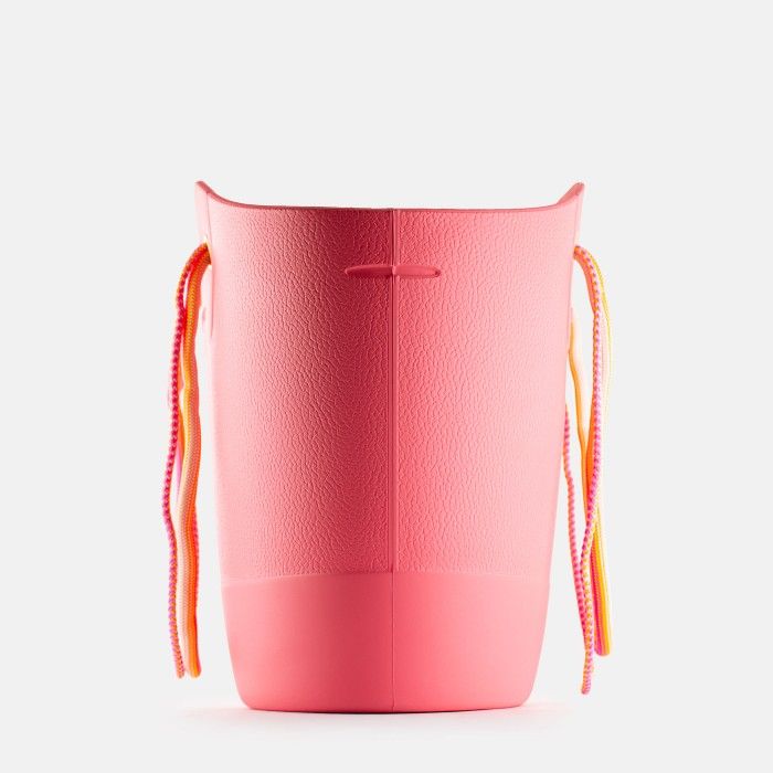 Lemon Jelly | Vegan pink beach bag SAFFLOWER 09 - 10022751