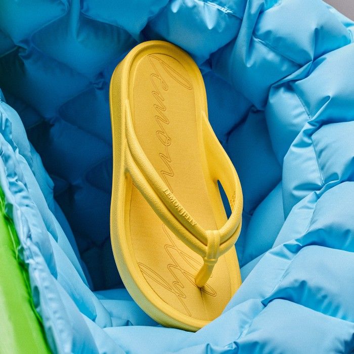 Lemon Jelly New collection | Vegan yellow flip flops MAR 14 - 10021706