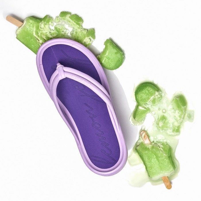 Lemon Jelly New collection | Vegan purple flip flops MAR 15 - 10021762