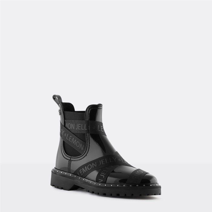 Lemon Jelly Boots | Women Black Ankle Boots FRANKIE 0100 - 10019303