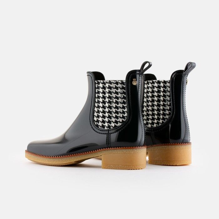 Vegan black chelsea boots KEENA 01 | Lemon Jelly Boots - 10022261