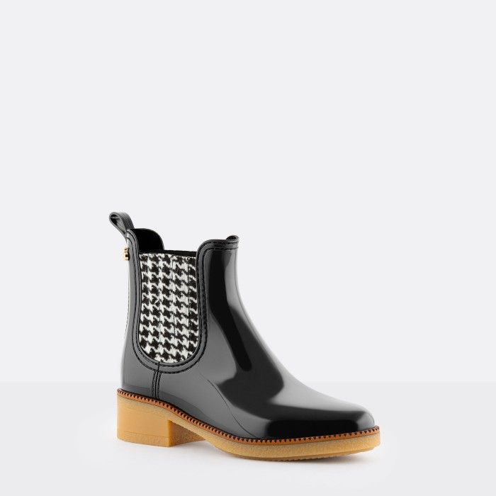 Vegan black chelsea boots KEENA 01 | Lemon Jelly Boots - 10022261