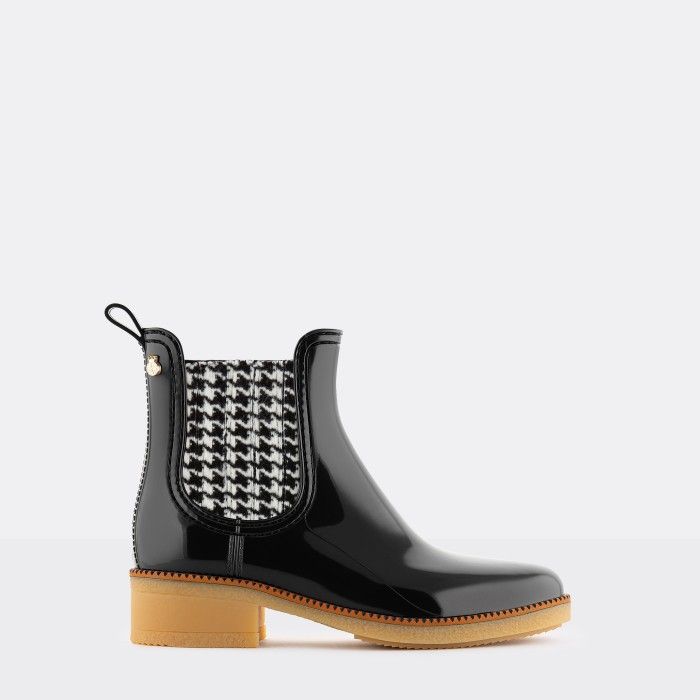 Vegan black chelsea boots KEENA 01 | Lemon Jelly Boots - 10022261