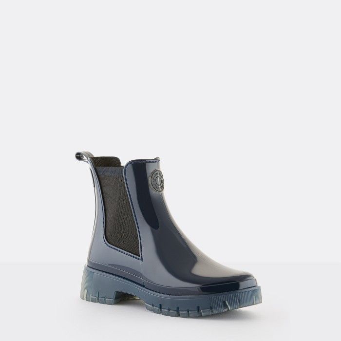 Vegan Navy chelsea boots CAROLINA 01 | Lemon Jelly Footwear - 10022263