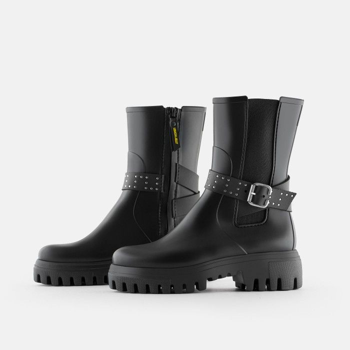 Botas de cano alto pretas Vegan VIVIENNE 01 | Lemon Jelly - 10022302