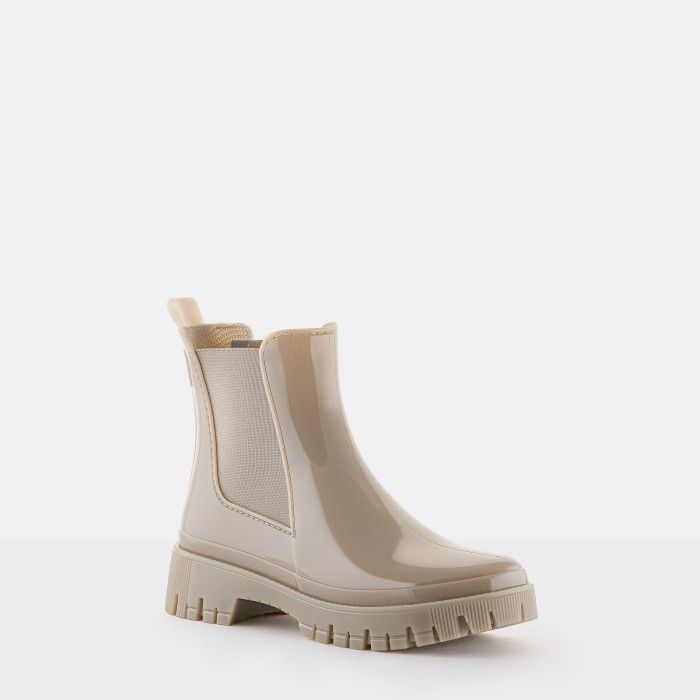 Wide fit beige boots PEACHY 18 | Lemon Jelly Footwear - 10022374