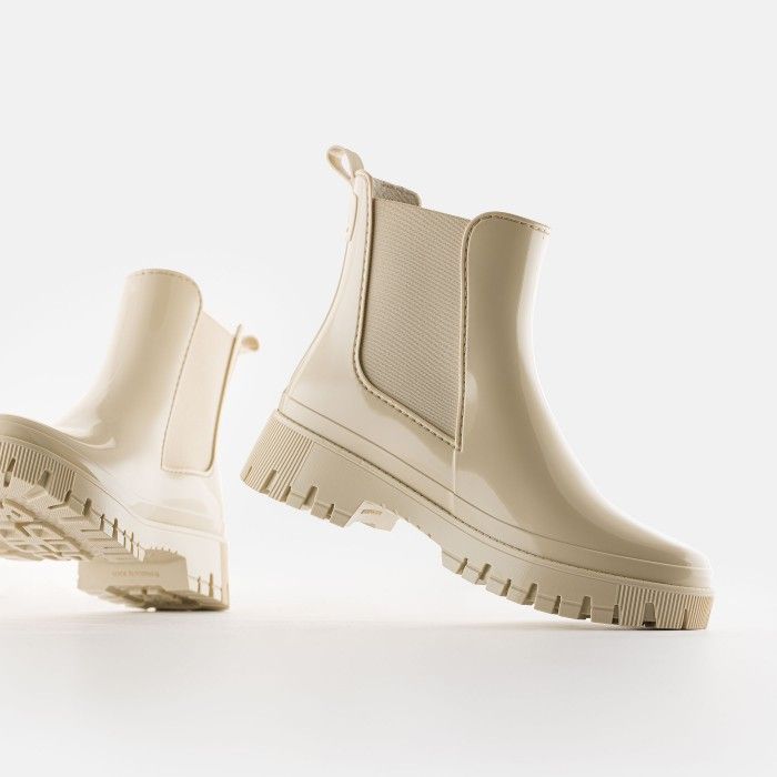 Wide fit white boots PEACHY 19 | Lemon Jelly Footwear - 10022375