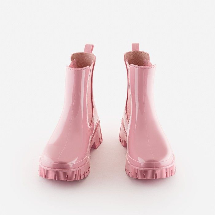 Vegan wide fit pink boots PEACHY 20 | Lemon Jelly Footwear - 10022377