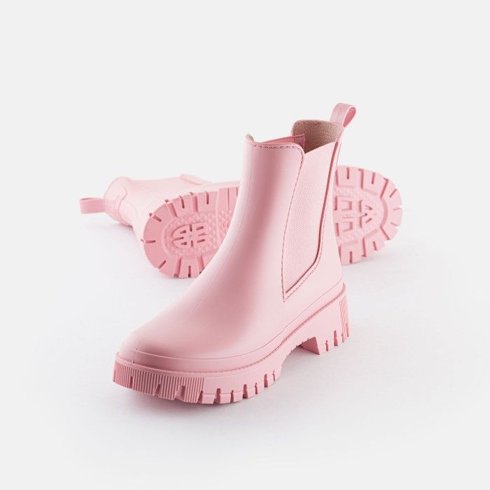 Matte pink chelsea boots KIRBY 16 | Lemon Jelly Footwear - 10022381