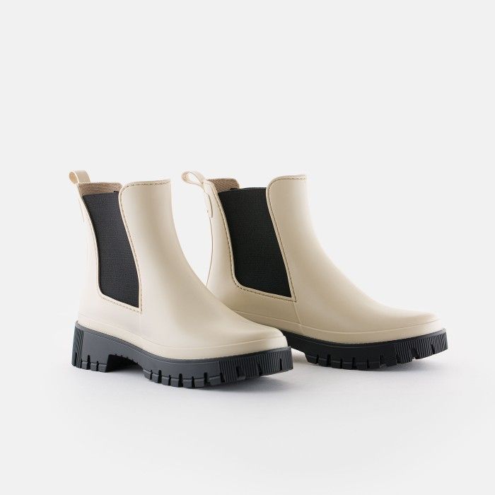 Matte white chelsea boots SISSI 11 | Lemon Jelly Footwear - 10022390