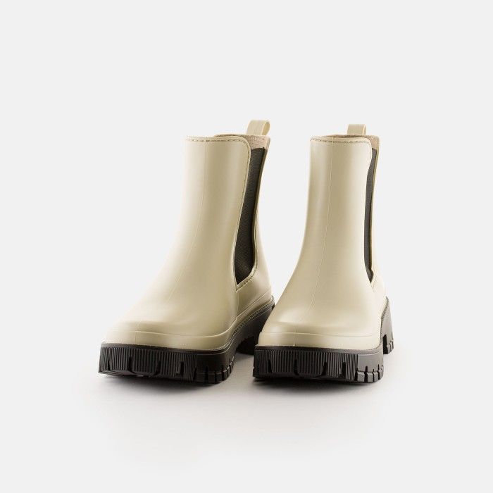 Matte white chelsea boots SISSI 11 | Lemon Jelly Footwear - 10022390