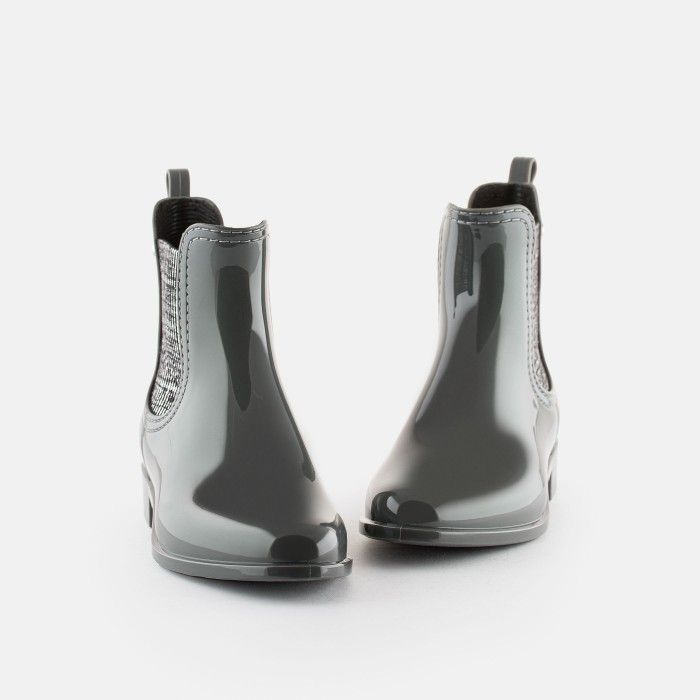 Vegan grey chelsea boots AINE 04 | Lemon Jelly Booties - 10022415