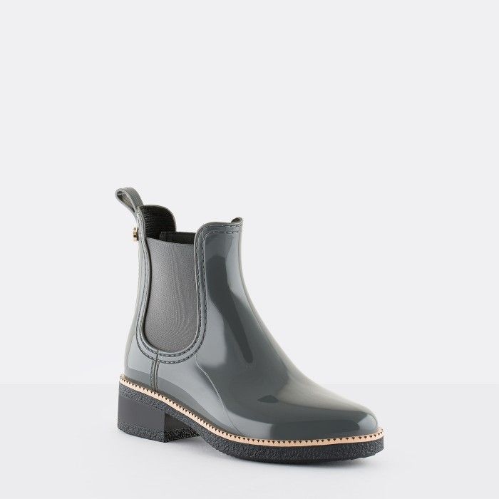 Vegan grey woman boots AVA 28 | Lemon Jelly Boots - 10022447